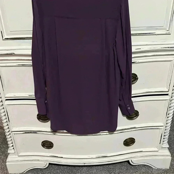 Loft Women's Purple tunic Blouse - Picture 4 of 4